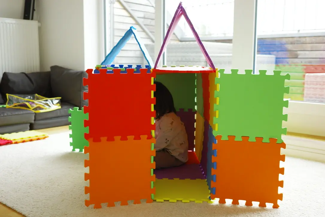 Castle build - view from the front (click to enlarge)