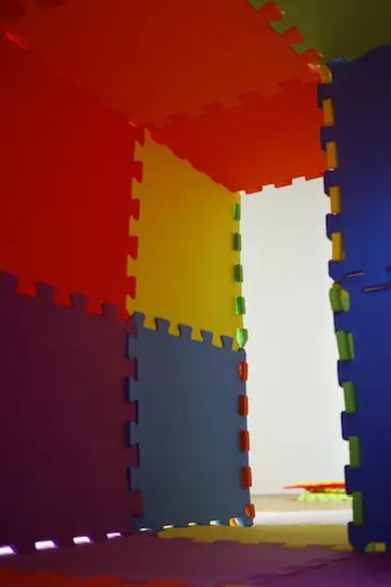 Castle build - view from the inside (click to enlarge)