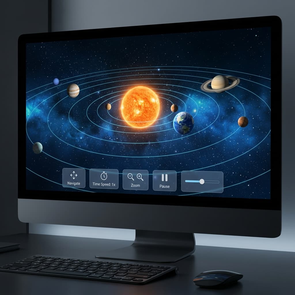 Solar System Simulation Interface