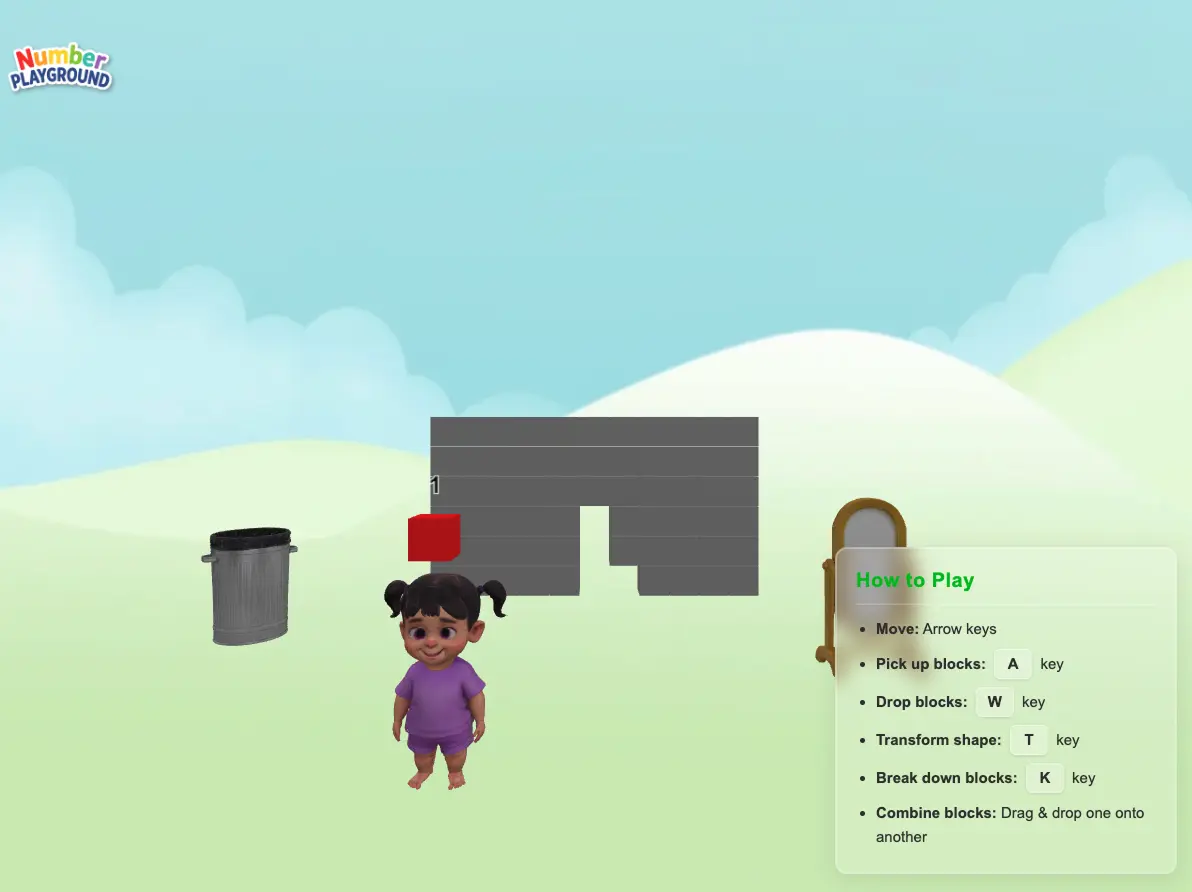 Number Playground Game Screenshot
